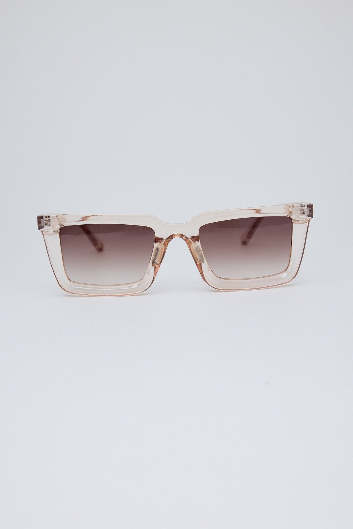 Alternate view of Clear Coastline Sunglasses on white background