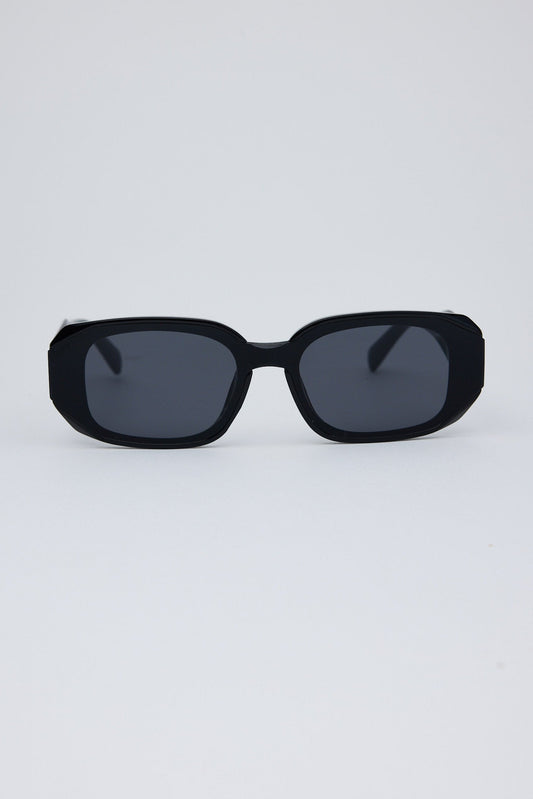 Alternate view of Black London Sunglasses on white background