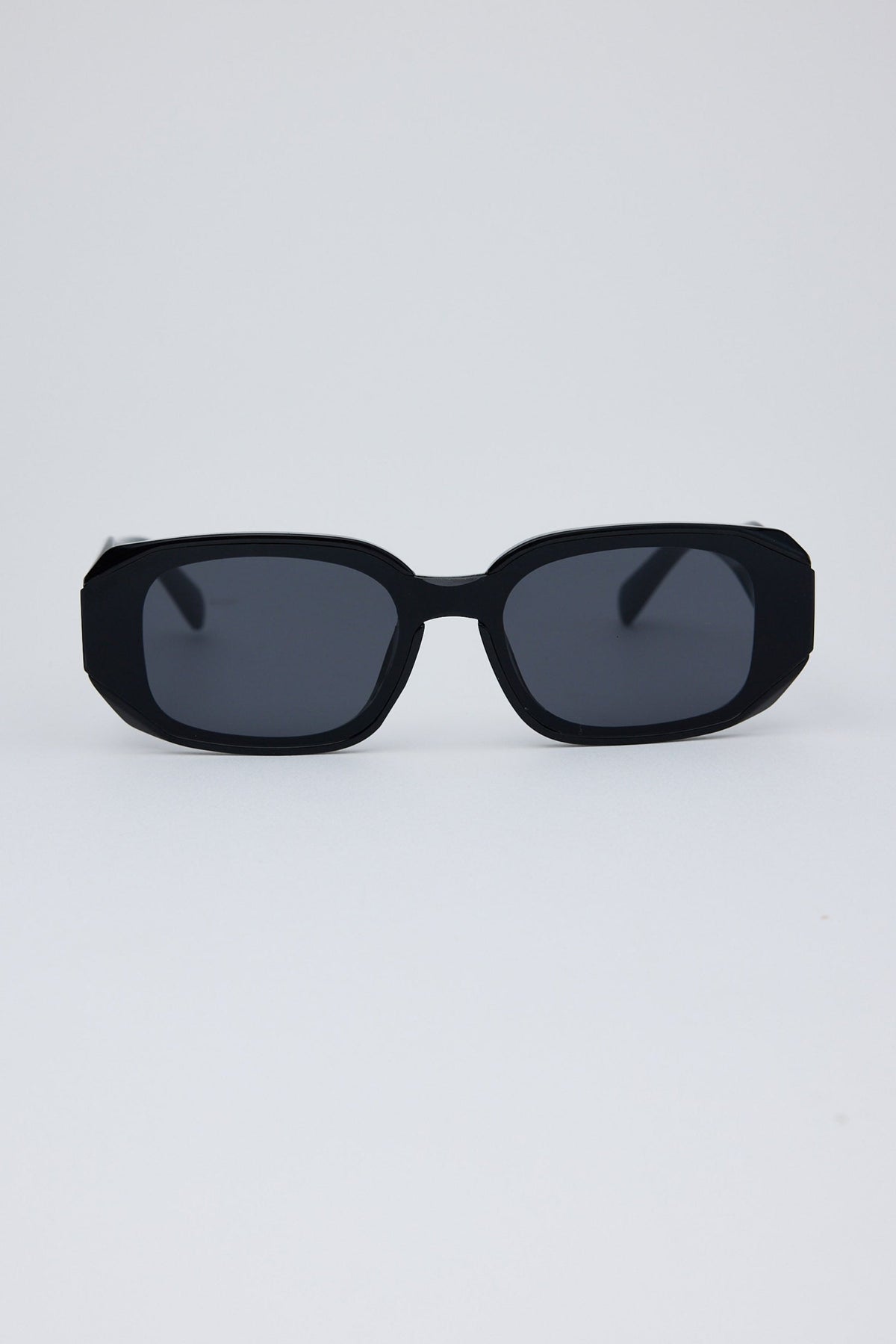 Alternate view of Black London Sunglasses on white background