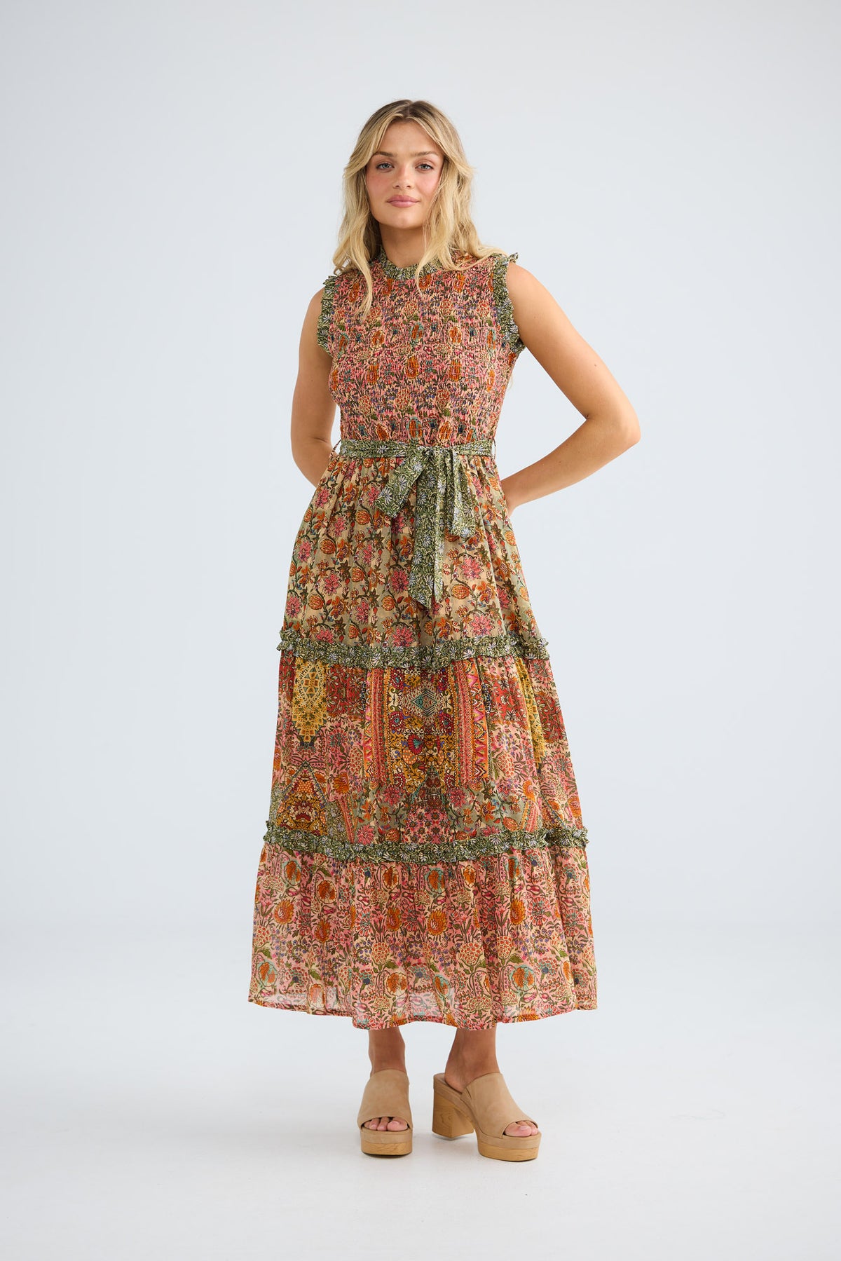 Juniper Dress in meadow weave — additional view 3.
