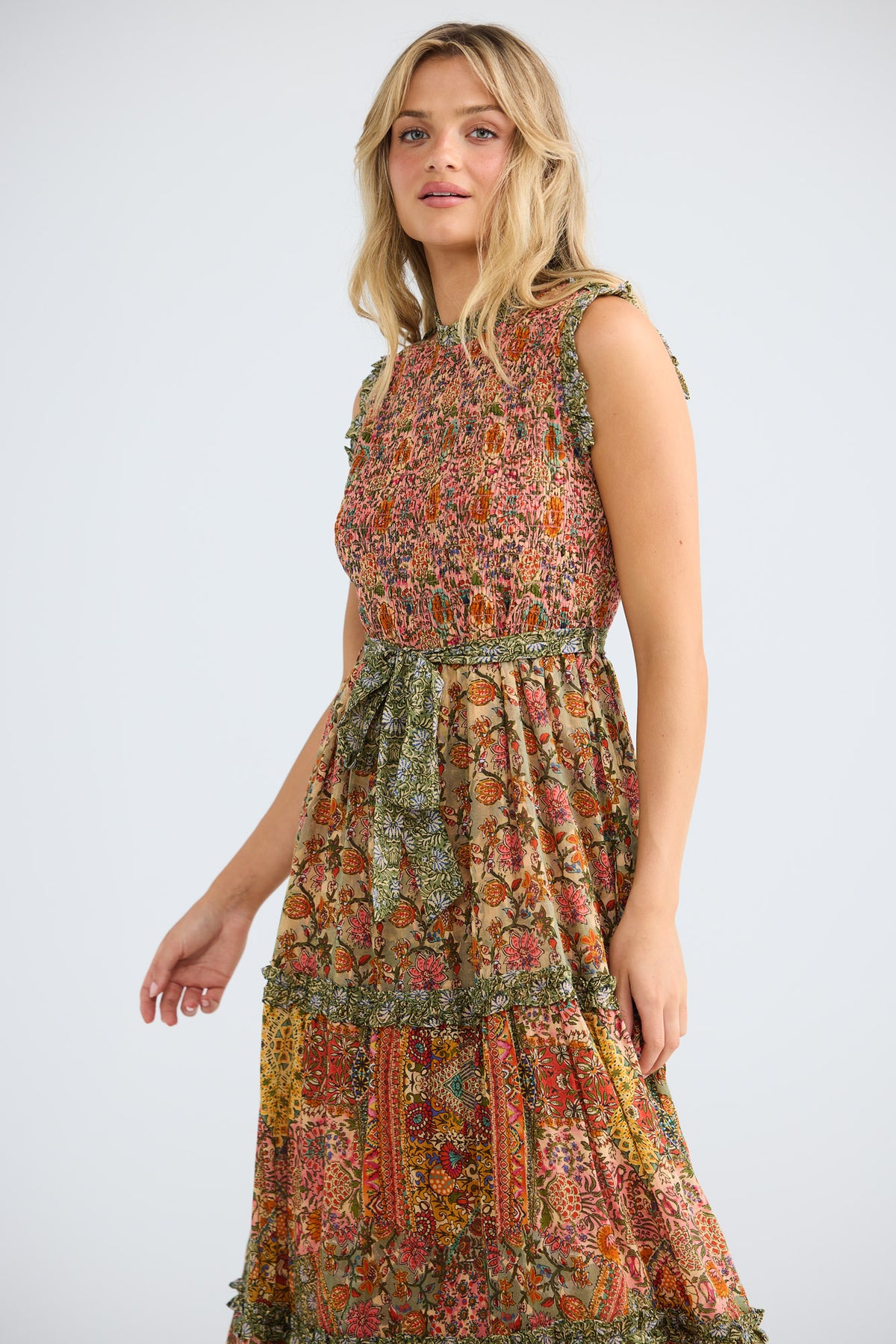 Juniper Dress in meadow weave — additional view 5.