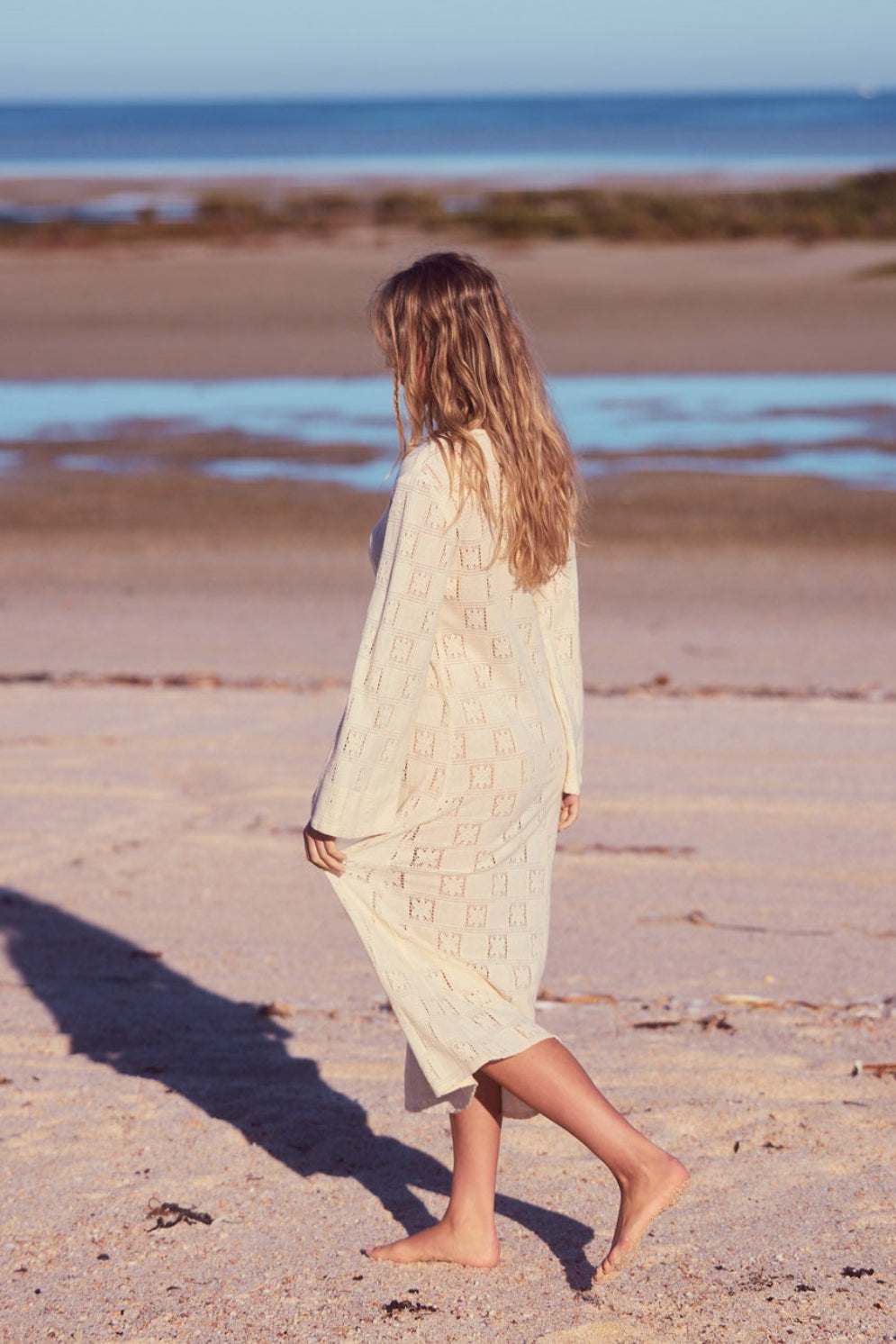 Boheme Maxi Dress in natural — additional view 3.