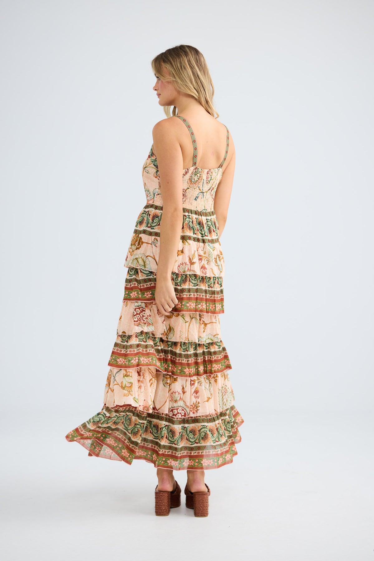 Paloma Dress in wildflower oasis — additional view 2.