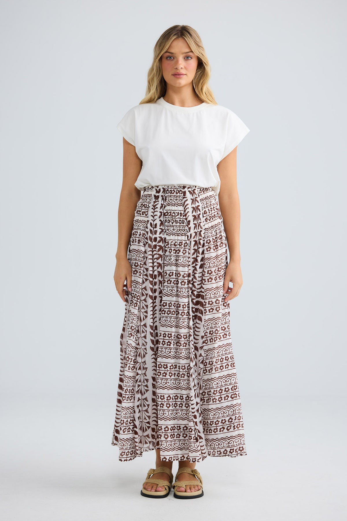 Balmoral Skirt in chocolate paro — additional view 2.