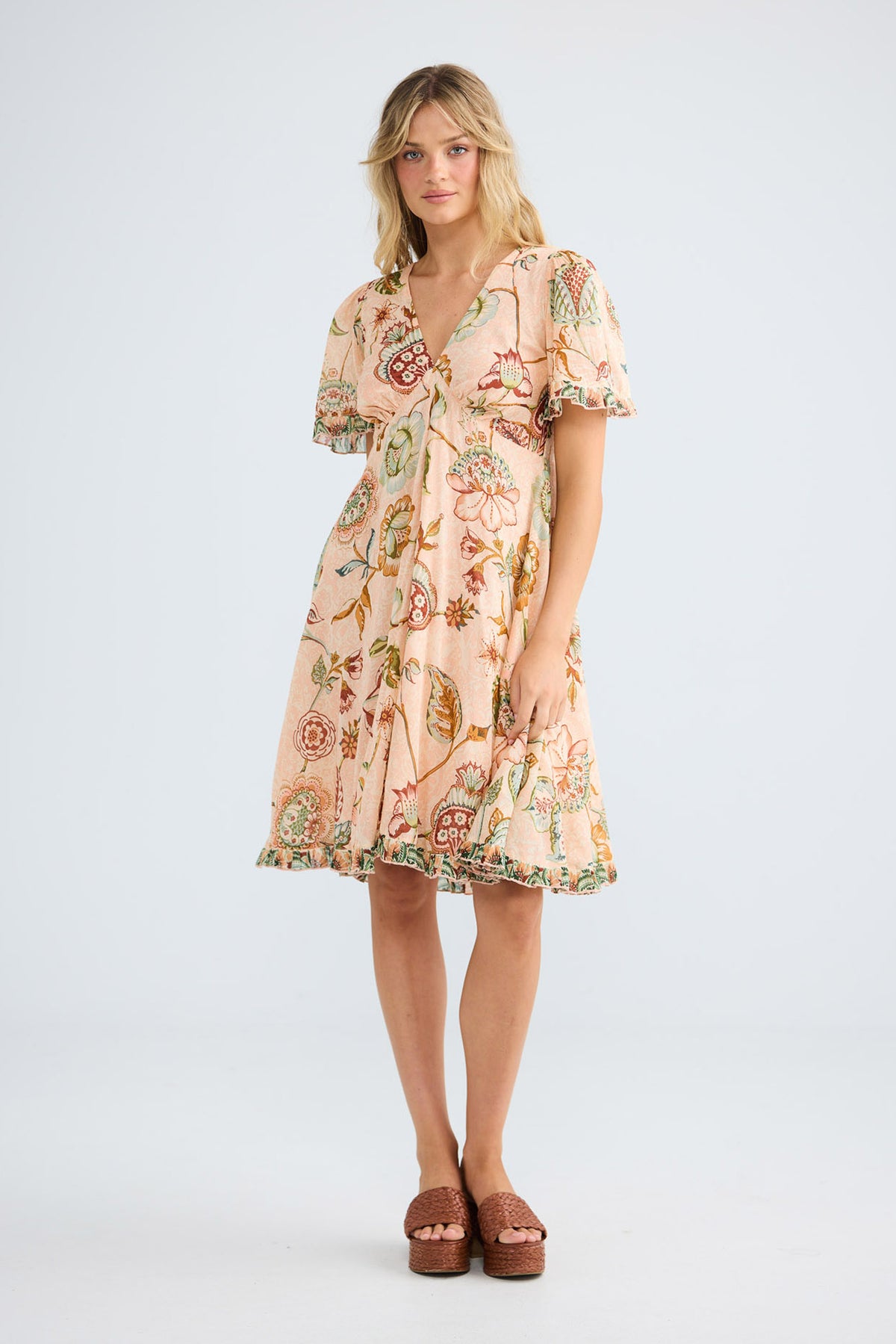 Tea Party Dress in wildflower oasis — additional view.