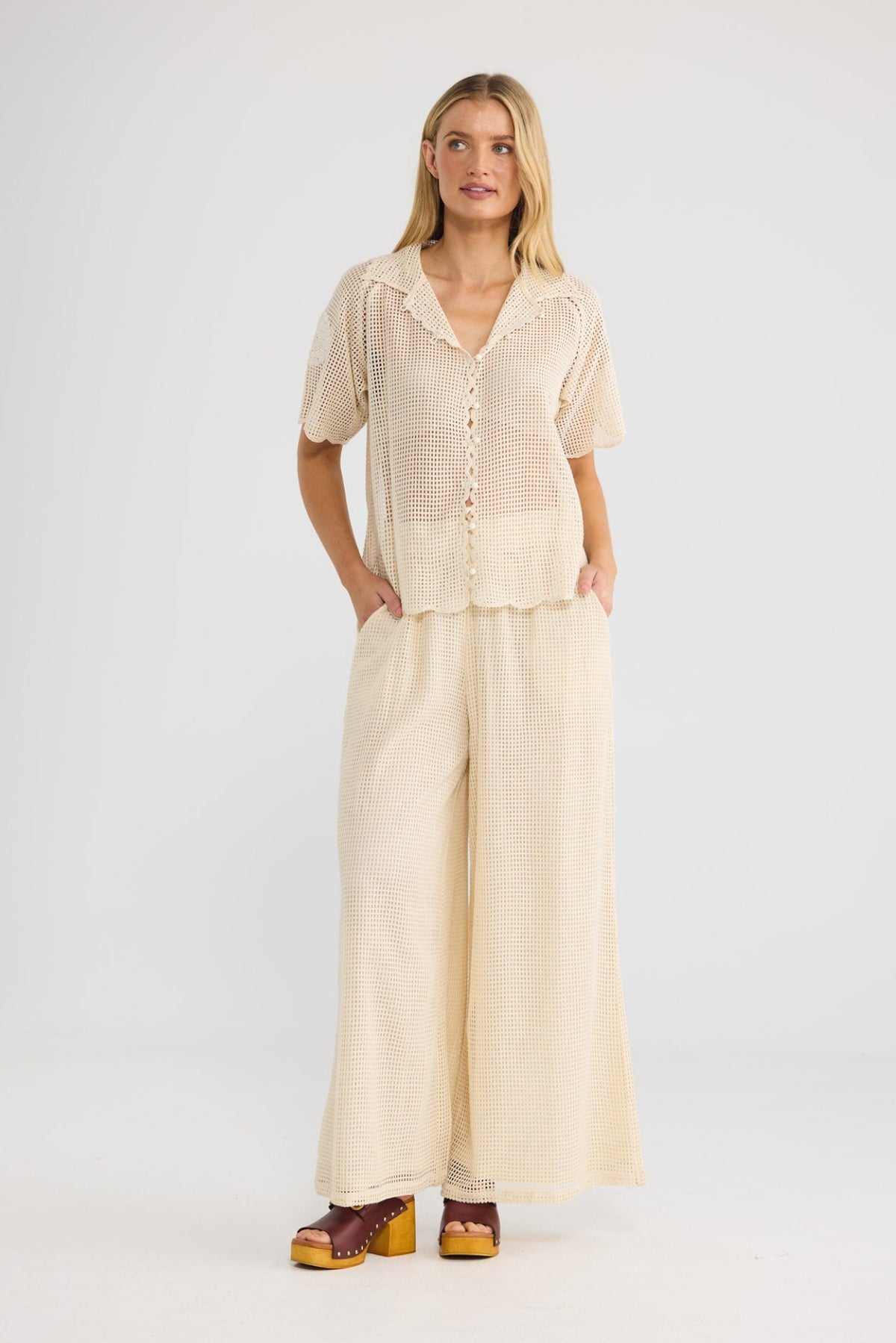 Cielo Shirt in natural — additional view.